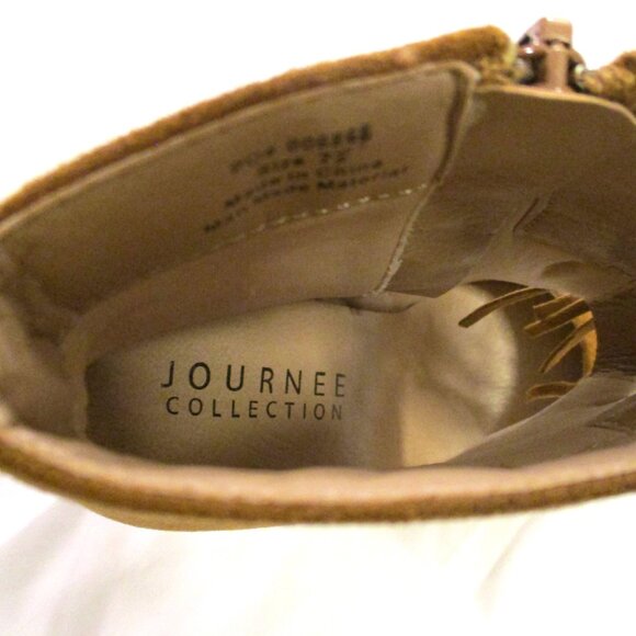 JOURNEE COLLECTION HIGH ANKLE BOOTIES – NWT 7.5 - Picture 11 of 15